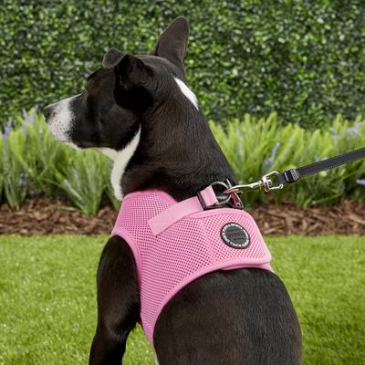 Show full view: Puppia Vest Polyester Step In Back Clip Dog Harness, Pink, X-Large: 20.4-in chest slide 5 of 11