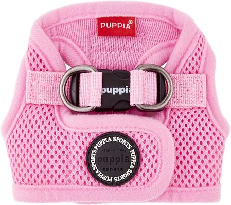 Show full view: Puppia Vest Polyester Step In Back Clip Dog Harness, Pink, X-Small slide 6 of 11