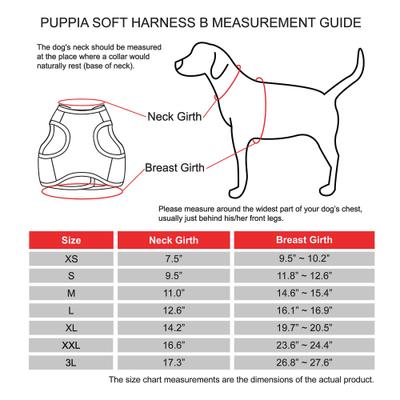 Show full view: Puppia Vest Polyester Step In Back Clip Dog Harness, Purple, Large: 16.1 to 16.9-in chest slide 6 of 9