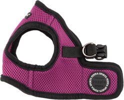 Puppia Vest Polyester Step In Back Clip Dog Harness, Purple, X-Large: 19.6 to 20.4-in chest