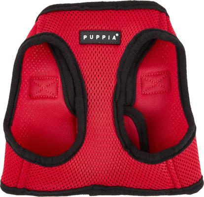 Show full view: Puppia Vest Polyester Step In Back Clip Dog Harness, Red, Large: 16.9-in chest slide 7 of 11