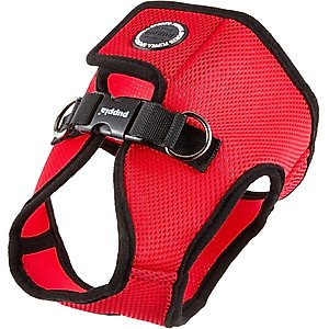 Puppia Vest Polyester Step In Back Clip Dog Harness, Red, X-Large: 20.4-in chest