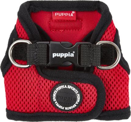 Show full view: Puppia Vest Polyester Step In Back Clip Dog Harness, Red, X-Small slide 6 of 11