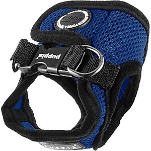 Puppia Vest Polyester Step In Back Clip Dog Harness, Royal Blue, X-Small
