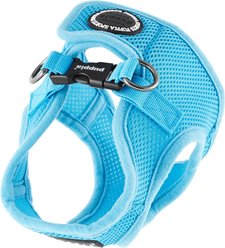 Puppia Vest Polyester Step In Back Clip Dog Harness, Sky Blue, Medium: 15.4-in chest