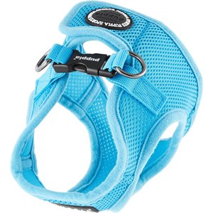 Puppia Vest Polyester Step In Back Clip Dog Harness, Sky Blue, Medium: 15.4-in chest