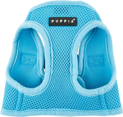 Show full view: Puppia Vest Polyester Step In Back Clip Dog Harness, Sky Blue, Medium: 15.4-in chest slide 7 of 11