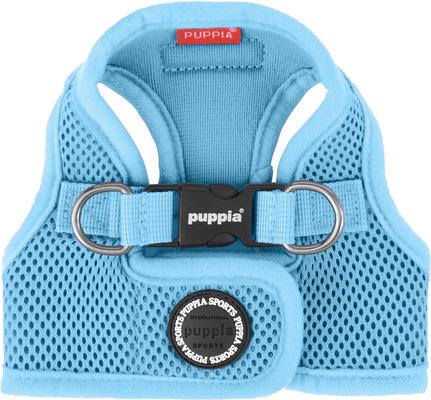 Show full view: Puppia Vest Polyester Step In Back Clip Dog Harness, Sky Blue, Small: 11.2-in chest slide 6 of 11