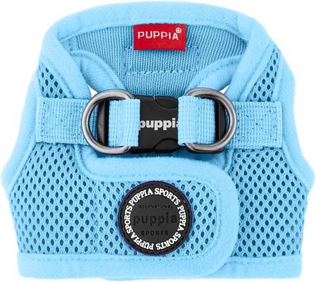 Show full view: Puppia Vest Polyester Step In Back Clip Dog Harness, Sky Blue, X-Small slide 6 of 11