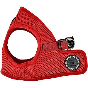 Puppia Vest Polyester Step In Back Clip Dog Harness, Wine, Medium: 14.6 to 15.4