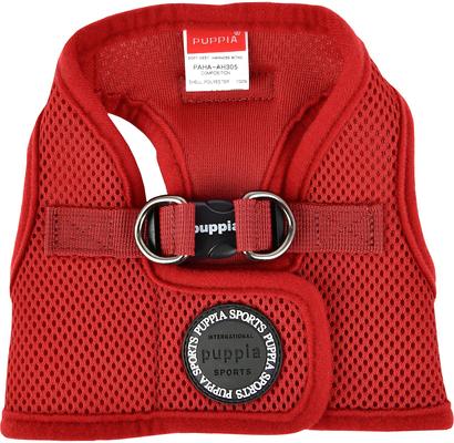 Show full view: Puppia Vest Polyester Step In Back Clip Dog Harness, Wine, Small: 10.8 to 11.2-in chest slide 2 of 8