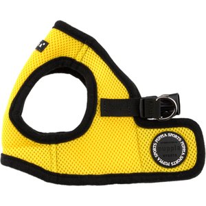 Puppia Vest Polyester Step In Back Clip Dog Harness, Yellow, Medium: 13.1 to 13.9-in chest