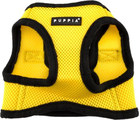 Show full view: Puppia Vest Polyester Step In Back Clip Dog Harness, Yellow, Small: 10.8 to 11.2-in chest slide 4 of 9