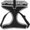 Show in main carousel: Puppia Vivien A Style Polyester Back Clip Dog Harness, Black, Large: 20 to 29-in chest slide 8 of 11