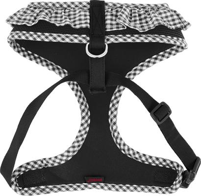Show full view: Puppia Vivien A Style Polyester Back Clip Dog Harness, Black, Large: 20 to 29-in chest slide 8 of 11