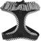 Show in main carousel: Puppia Vivien A Style Polyester Back Clip Dog Harness, Black, Medium: 15 to 22-in chest slide 6 of 10
