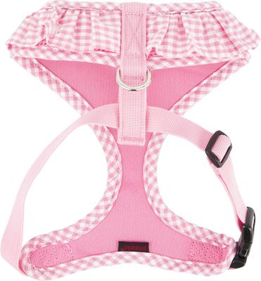 Show full view: Puppia Vivien A Style Polyester Back Clip Dog Harness, Pink, Medium: 15 to 22-in chest slide 7 of 10