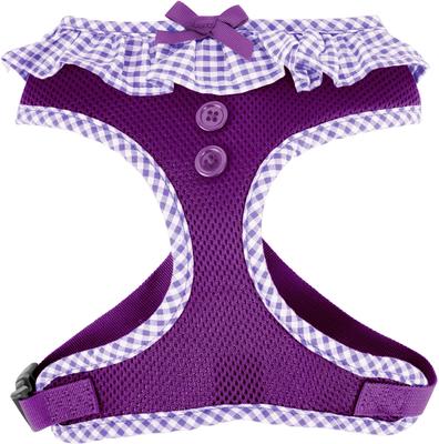 Show full view: Puppia Vivien A Style Polyester Back Clip Dog Harness, Purple, Large: 20 to 29-in chest slide 6 of 10