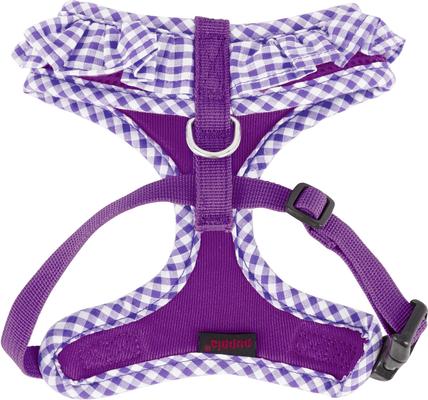 Show full view: Puppia Vivien A Style Polyester Back Clip Dog Harness, Purple, Small: 12 to 17.5-in chest slide 8 of 11