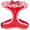 Show in main carousel: Puppia Vivien A Style Polyester Back Clip Dog Harness, Red, Small: 12 to 17.5-in chest slide 6 of 10