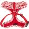 Show in main carousel: Puppia Vivien A Style Polyester Back Clip Dog Harness, Red, Small: 12 to 17.5-in chest slide 7 of 10