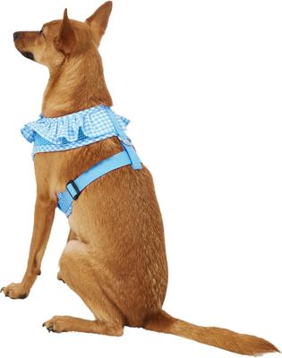 Show full view: Puppia Vivien A Style Polyester Back Clip Dog Harness, Sky Blue, Medium: 15 to 22-in chest slide 5 of 11