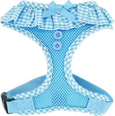 Show full view: Puppia Vivien A Style Polyester Back Clip Dog Harness, Sky Blue, Medium: 15 to 22-in chest slide 7 of 11