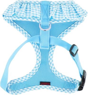 Show full view: Puppia Vivien A Style Polyester Back Clip Dog Harness, Sky Blue, Medium: 15 to 22-in chest slide 8 of 11