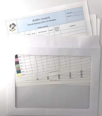 Show full view: Puppies in Bloom Color Coordinated Breeder Record Keeping Charts slide 8 of 8