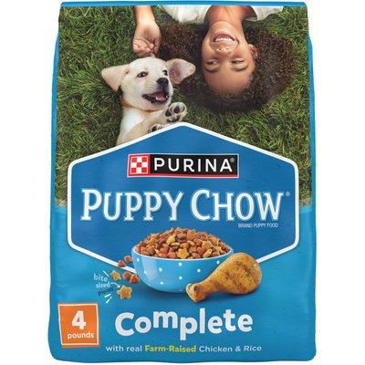 Puppy Chow Puppy Chow Complete with Real Chicken Dry Dog Food, 4-lb bag