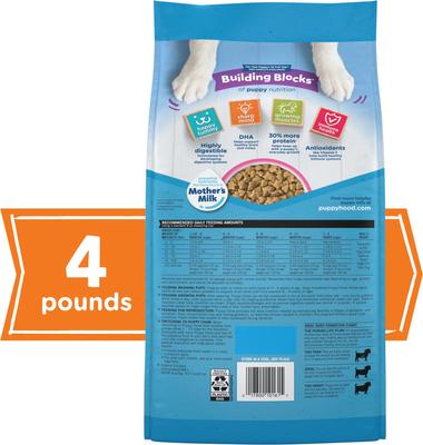 Show full view: Puppy Chow Complete with Real Lamb & Rice High Protein Dry Dog Food, 4-lb bag slide 4 of 14