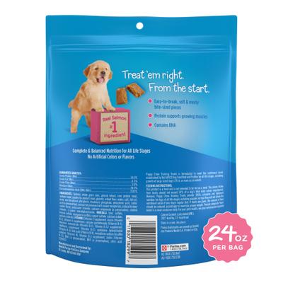 Show full view: Puppy Chow Healthy Start Salmon Flavor Training Dog Treats, 24-oz pouch slide 3 of 10