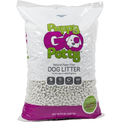 Puppy Go Potty Puppy Go Potty Natural Paper Fiber Dog Litter, 8.5-lb bag