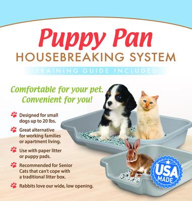 Show full view: Puppy Pan Dog, Cat & Small Animal Litter Pan, Gray, Large slide 6 of 8