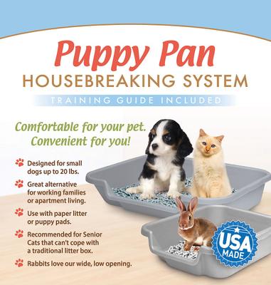 Show full view: Puppy Pan Dog, Cat & Small Animal Litter Pan, Gray, Small slide 6 of 8