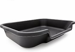 Puppy Pan Dog, Cat & Small Animal Litter Pan, Large, Black