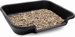 Puppy Pan Dog, Cat & Small Animal Litter Pan, Large, Black slide 2 of 2
