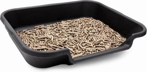 Show full view: Puppy Pan Dog, Cat & Small Animal Litter Pan, Large, Black slide 2 of 4