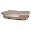 Puppy Pan Dog, Cat & Small Animal Litter Pan, Large, Tan