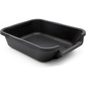 Puppy Pan Dog, Cat & Small Animal Litter Pan, Small, Black