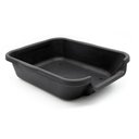 Puppy Pan Dog, Cat & Small Animal Litter Pan, Small, Black