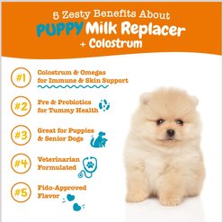 Puppy Supplement Variety Pack - Zesty Paws Milk Replacer Supplement, 8-in-1 Supplement, Calming Supplement slide 2 of 9