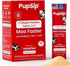 PupSip Electrolyte & Collagen Hydration & Mobility Support Dog Supplement, 14 count