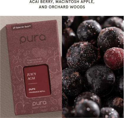 Show full view: Pura Deodorizing Smart Fragrance Diffuser Starter Set, Water Lily & Juicy Acai slide 6 of 12