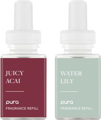 Show full view: Pura Deodorizing Smart Fragrance Diffuser Starter Set, Water Lily & Juicy Acai slide 9 of 12