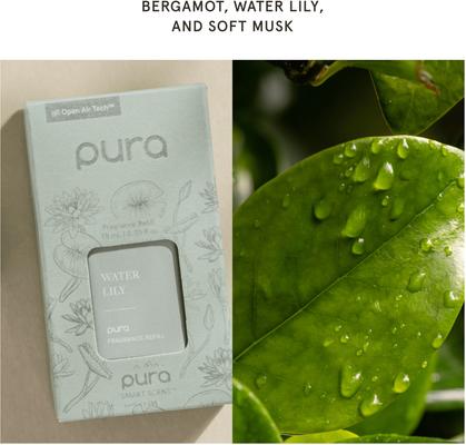 Show full view: Pura Deodorizing Smart Fragrance Diffuser Starter Set, Water Lily & Juicy Acai slide 7 of 12