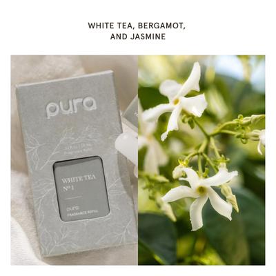 Show full view: Pura Smart Diffuser Fragrance Refill, White Tea No. 1 slide 2 of 7