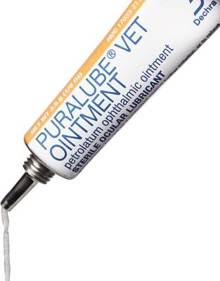 Show full view: Puralube Vet Ointment Sterile Ocular Lubricant for Dogs & Cats, 3.5g tube slide 4 of 10