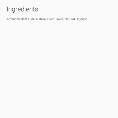 Show full view: Pure & Simple Pet Beef Flavored Rawhide Chew Flips Dog Treat, 1-lb bag slide 6 of 8