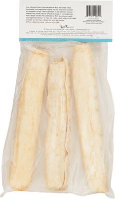 Show full view: Pure & Simple Pet Chicken Flavored Rawhide Retriever Roll Dog Treat, Large, 3 count slide 3 of 7